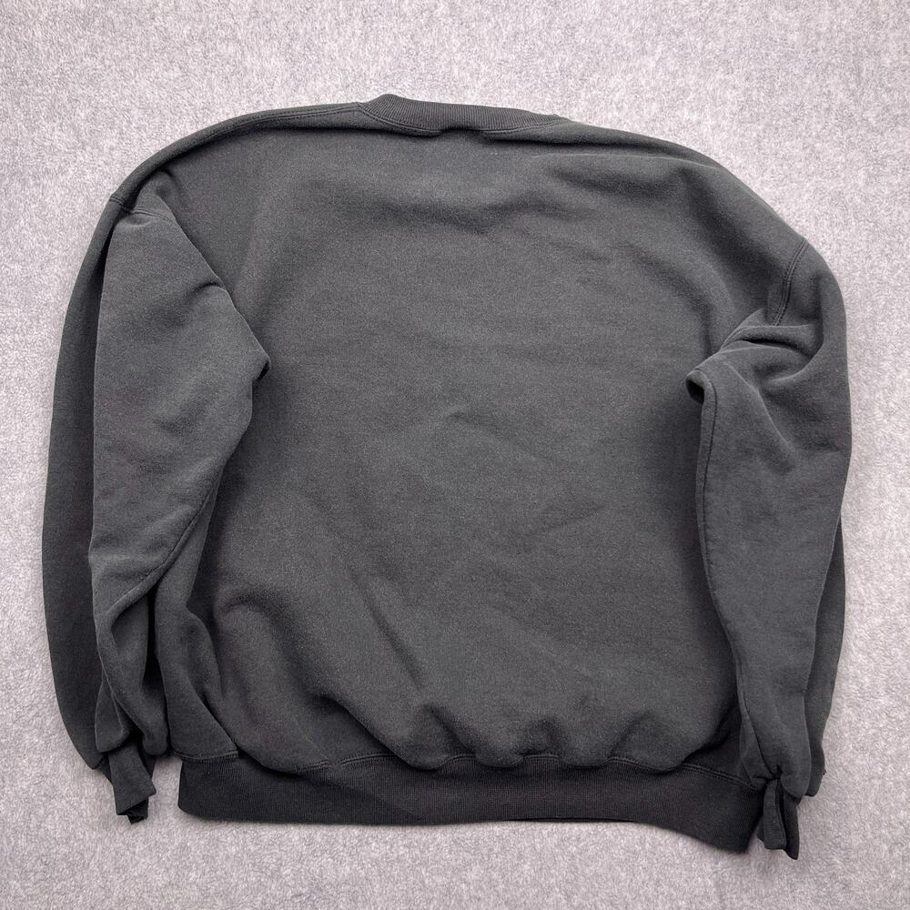 vintage jerzees super sweats blank sweatshirt mens xl black fleece nublend - Picture 10 of 10